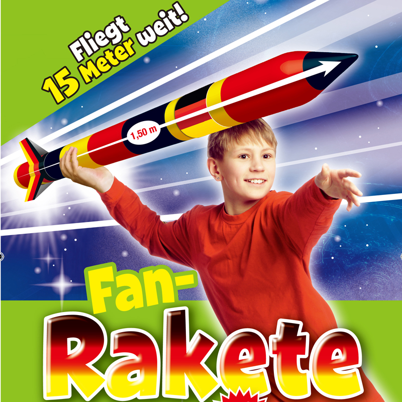 Blowing rocket